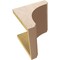 Ekena Millwork 9"W x 9"D x 9"H Wide Legacy Rough Cedar Woodgrain TimberThane Corbel, Primed Tan CORUR09X09X09LGYRCPR - alternate 2